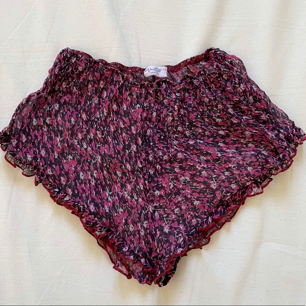 john galt ruffle shorts